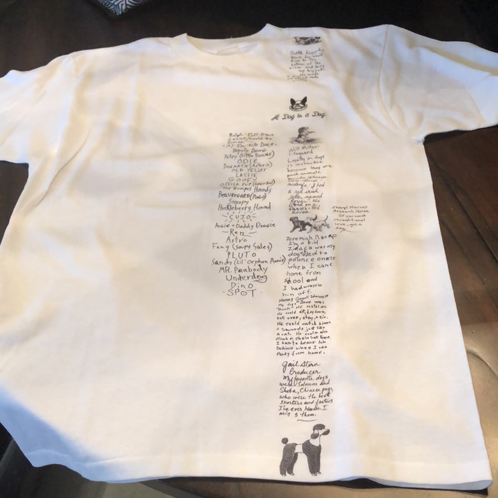 🐩Men’s A Dog is a Dog printed on classic short sleeve white t-shirt